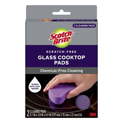 Scotch-Brite Scratch-Free Glass Cooktop Pads - 2ct