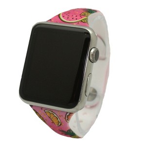 OLIVIA PRATT PRINTED SKINNY SILICONE APPLE WATCH BAND - 1 of 3