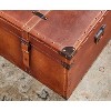 Daily Find  Pottery Barn Faux Leather Dorm Trunk - copycatchic