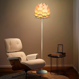 Brightech Artichoke Mid-Century (Includes LED Light Bulb) Standing Floor Lamp Polished White: 5.5 ft Tall, 20-Year Bulb Life, 3-Year Warranty - 1 of 4