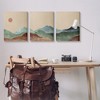 Stupell Industries Abstract Mountains Landscape Moon Canvas Wall Art - 2 of 4