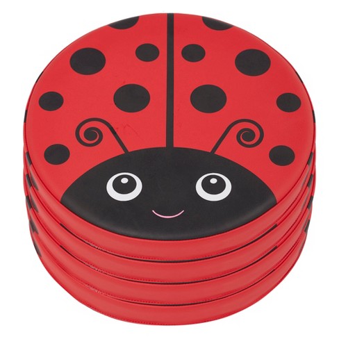 Ecr4kids Softzone Ladybug Seating Cushions Alternative Flexible