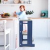 Toddler Tower Height Adjustable Step Stool for Kids Montessori Learning Stool Toddler Kitchen Stool Helper with Dry Erase Board - 3 of 4