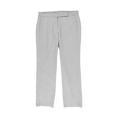 Alfani Womens Cropped Slit-Hem Casual Trouser Pants