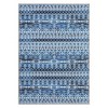 Whizmax 5x7ft Moroccan Geometric Area Rug,Non-Shedding,Non-Slip Foldable Indoor Mat , Blue - image 2 of 4