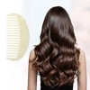 Unique Bargains Women's Half Round Wide Tooth Comb for Curly Thick Wavy Straight Hair 1 Pc - 4 of 4
