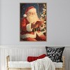 Amanti Art Santa Reading I by Melloi Art Prints Canvas Wall Art Print Framed - 4 of 4