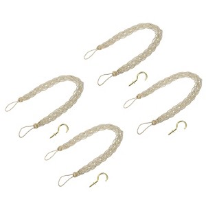 Unique Bargains Hand Woven Decorative Braided Curtain Tiebacks - 1 of 4