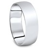 Pompeii3 7mm Dome High Polished Wedding Band 10K White Gold - 2 of 3