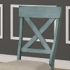 NicBex Vintage Upholstered  Dining Chairs Set of 2 with Cross Back & Comfy Cushions,Rustic Wood Accent Chairs for Dining Room,Living Room - 3 of 4