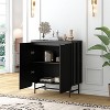 Hommoo Modern Fluted Door Accent Cabinet - image 3 of 4