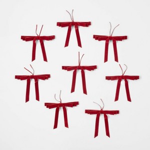 Set of 8 Velvet Bows - Threshold™ designed with Studio McGee - 1 of 3