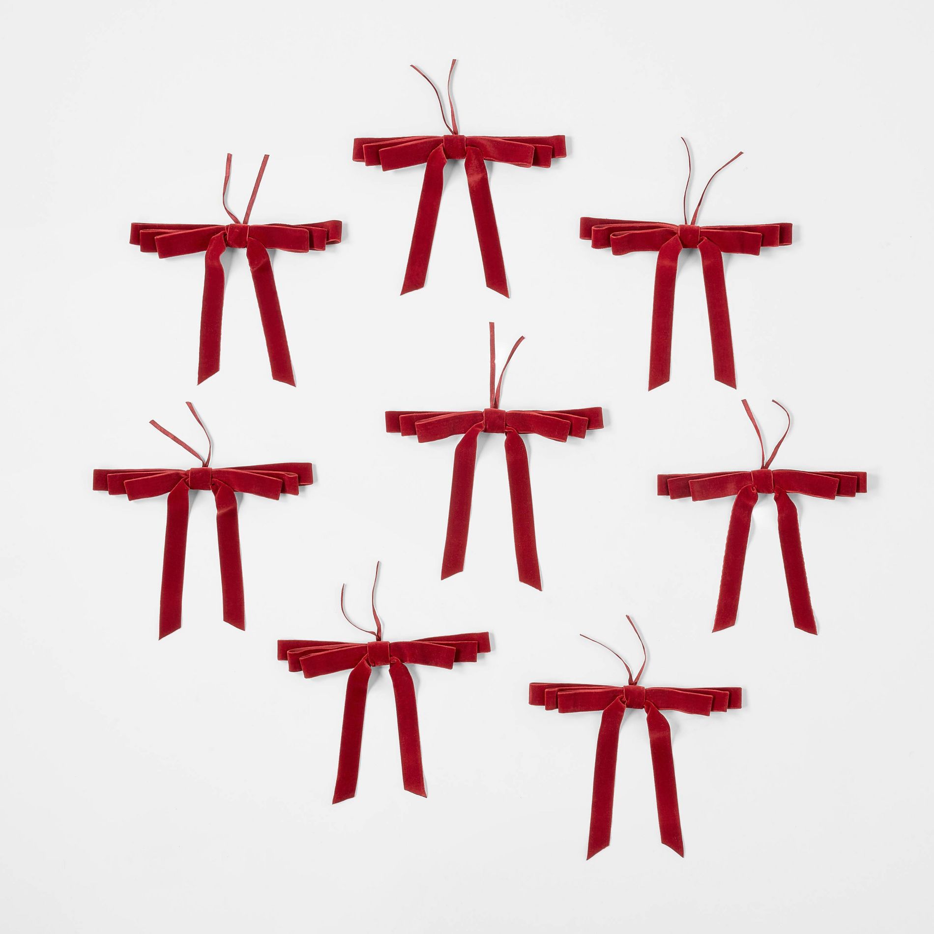 Set of 8 Velvet Bows - Threshold™ designed with Studio McGee