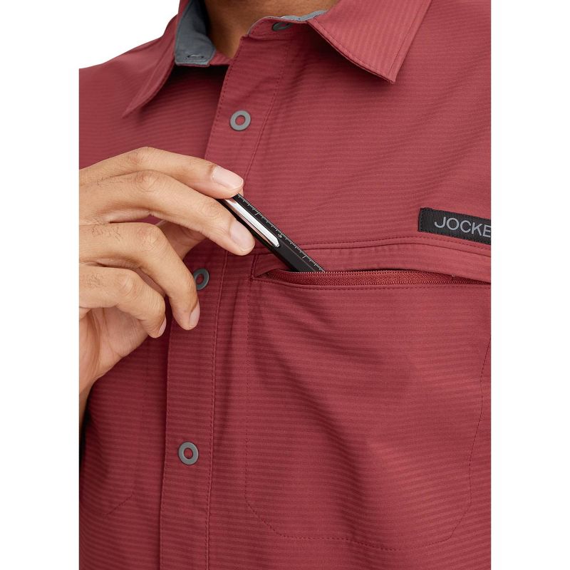 Jockey Men's Outdoors Short Sleeve Snap Woven Shirt, 5 of 7