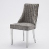 NicBex Set of 2 Upholstered Dining Chairs,Armless Chairs with Solid Wood Legs,Accent chair for Home,Kitchen,Living Room,Restaurant - 4 of 4