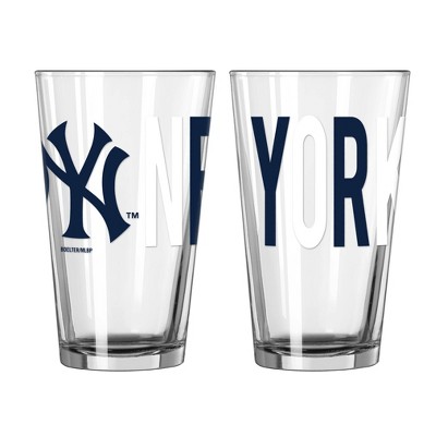 MLB New York Yankees Overtime Pint Glass - 16oz