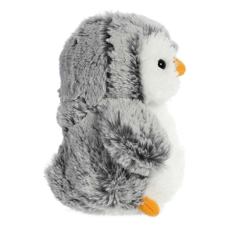 Aurora PomPom Penguin 6" Grey Stuffed Animal, 3 of 5