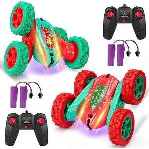 2-Pack Stunt RC Cars with 360° Flips - 2.4GHz Remote Control Cars for Kids Ages 4+ - 1 of 4