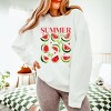 Simply Sage Market Watermelon Chart Summer Vibes Lightweight Garment Dyed Sweatshirt - 3 of 4