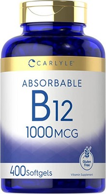 Carlyle Vitamin B12 1000mcg | 400 Softgels : Target