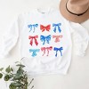 Simply Sage Market Women's Graphic Sweatshirt Patriotic Coquette Bow Chart - 3 of 3