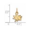 Black Bow Jewelry 14k Yellow Gold San Jose Sharks NHL Extra Small Pendant - 2 of 3