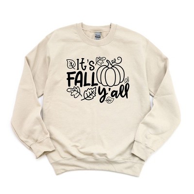 Simply Sage Market Women's Graphic Sweatshirt It's Fall Y'all Leaves