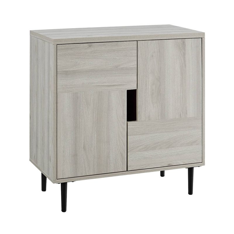 Modern Accent Cabinet with Color Pop Interior - Saracina Home, 5 of 13