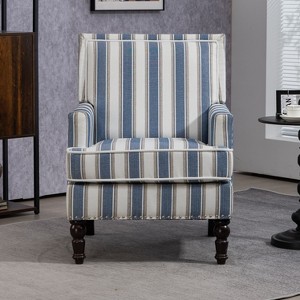 Hrinhom 27.2"W Accent Chair, Modern Upholstered Armchair - 1 of 4