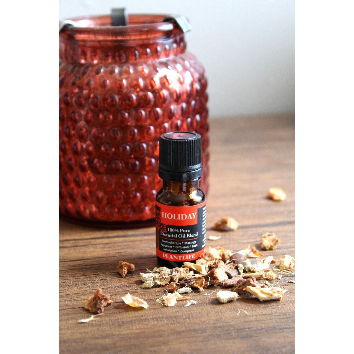 Plantlife Holiday Aromatherapy Essential Oil Blend – 100% Pure, Therapeutic Grade, No Additives or Fillers, Made in California, 10 ml - thumbnail 4