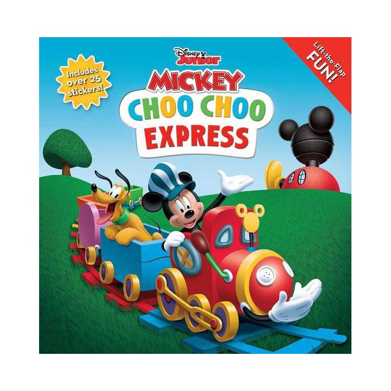 Disney Mickey Mouse Clubhouse: Choo Choo Express Lift-The-Flap - (8x8 with Flaps) by  Editors of Studio Fun International (Paperback), 1 of 2