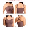 NEBILITY Strapless Shapewear Bodysuit for Women Thong Body Shaper Tummy Control Seamless Tank Top Leotard - 4 of 4