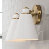 Capital Lighting Bradley 2 - Light Vanity in  Aged Brass/White - 4 of 4