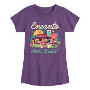 Girls' - Disney - Hola Casita Fitted Short Sleeve Graphic T-Shirt - 1 of 4