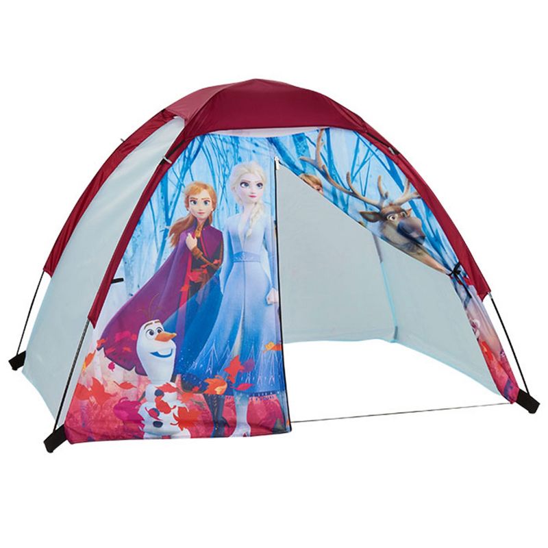 Exxel Outdoors Disney Fronzen 2 Kids 4 Piece Princess Camping Kit with Floorless Dome Tent, Youth Sized Sleeping Bag, Backpack, and LED Flashlight, 4 of 7