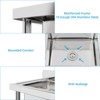 GustoWave Utility Sink, Stainless Steel Kitchen Sink for Restaurant Laundry Room Bathroom Garage Garden, Silver - 4 of 4