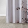 Madison Park Astrid Print Modern Natural Cotton Shower Curtain Lilac Purple: Botanical Design, Easy Care, Machine Washable - image 4 of 4