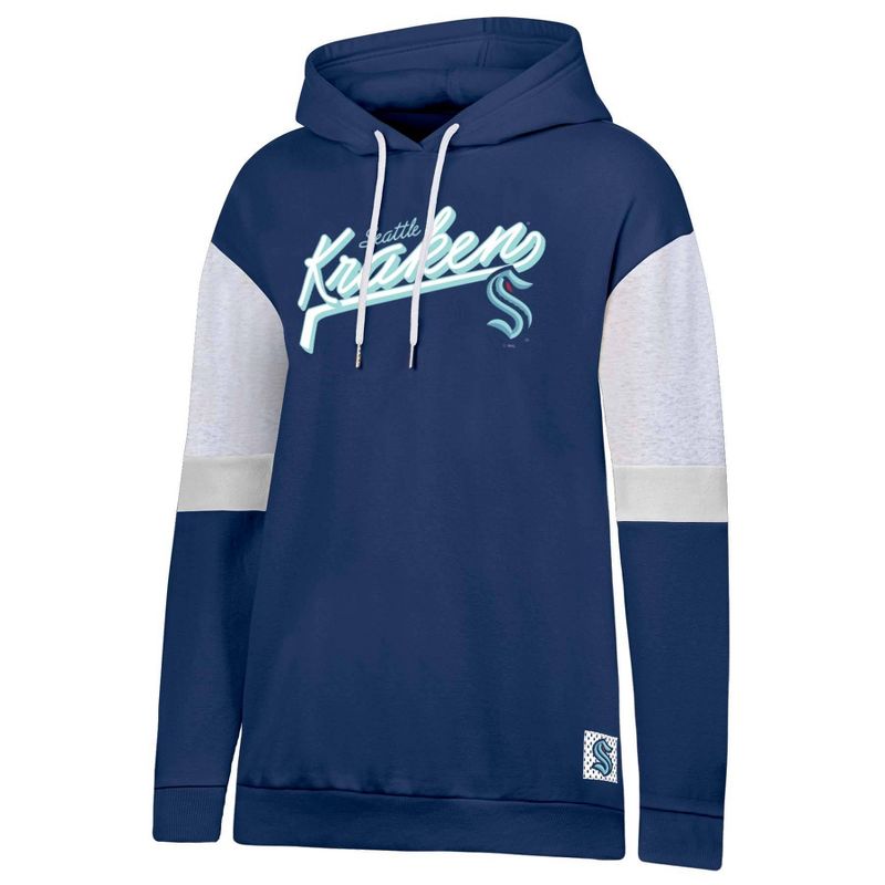 NHL Seattle Kraken Women&#39;s Fleece Hooded Sweatshirt, 1 of 4