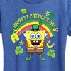 Women's - SpongeBob Squarepants - Spongebob Happy St Patricks Day Short Sleeve Graphic T-Shirt - 2 of 4