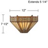 Possini Euro Design Possini Euro Vitus 7 1/2" High Stained Glass Wall Sconce - 4 of 4