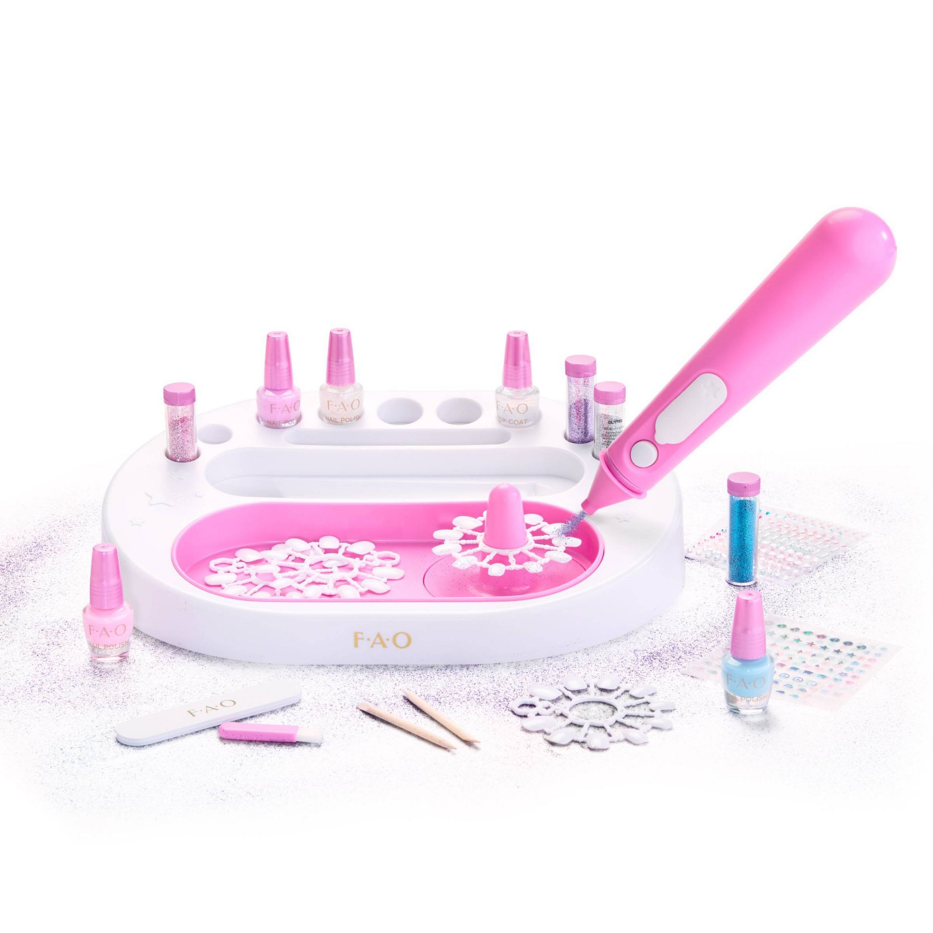 FAO Schwarz Girls' Glitz and Glam Nail Studio