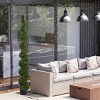 KTMBDW Artificial Boxwood Spiral Topiary Trees, Tall Faux Plant Outdoor, All-Year Green Fake Plant for Decorative/Indoor/Porch/Garden - 2 of 4
