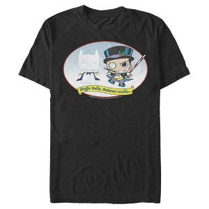 Men's Batman Christmas Naughty Penguin T-Shirt - 1 of 4