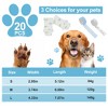 Unique Bargains Dog Disposable Foot Covers 5 Set 20 Pcs - 2 of 4
