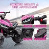 12V Kids Ride On ATV, 4 Wheeler Electric Vehicle for Toddlers, Battery Powered Motorized Quad Toy Car - 2 of 4