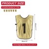 Unique Bargains Team Sports Reversible Numbered Soccer Training Vest 6 Pcs - 2 of 4