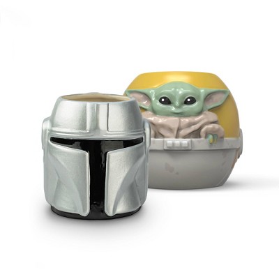 Star Wars: The Mandalorian 2pk 15oz Ceramic Sculpted Mugs - Zak Designs