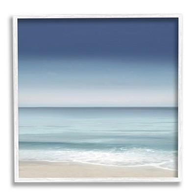 Stupell Industries Blue Coastal Gradient Sky Framed Giclee Art