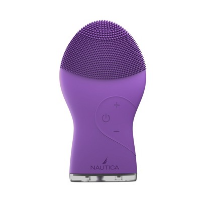 Nautica PC120 Sonic Facial Cleansing Brush Made with Ultra Hygienic Soft Silicone, Waterproof and Rechargeable Face Scrub Brush for Men & Women