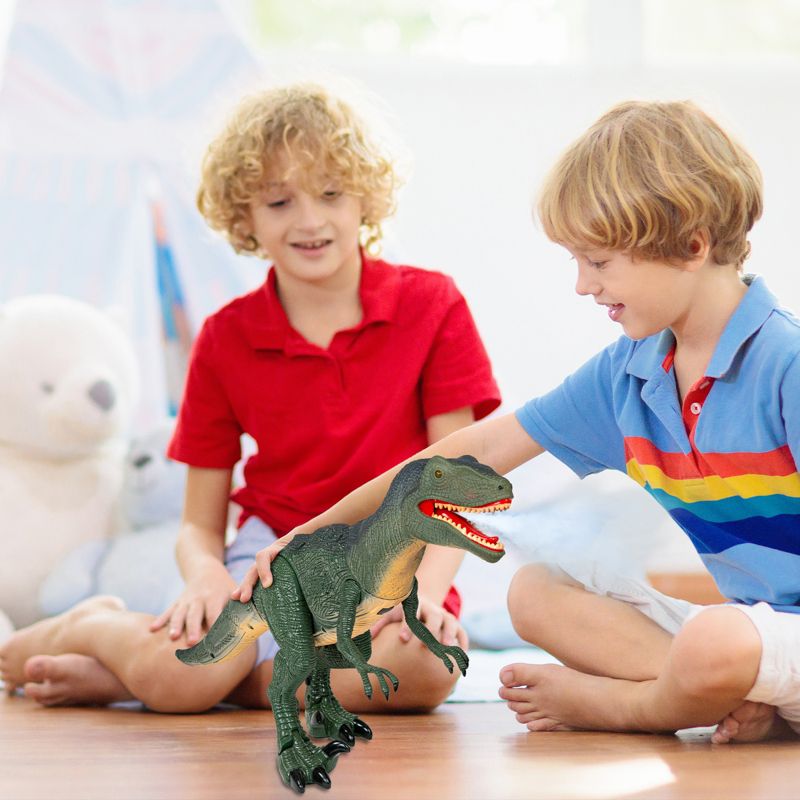 Contixo DR1 RC Dinosaur -Walking Velociraptor Dinosaur with Light-Up Eyes & Roaring Effect for Kids, 6 of 18